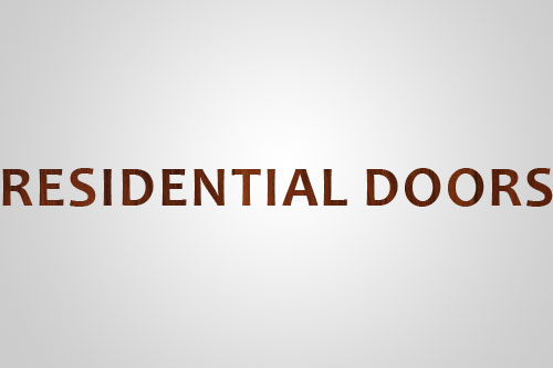 Residential Doors